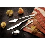 ست کارد و چنگال 12 پارچه ناب استیل مدل فورانس مات