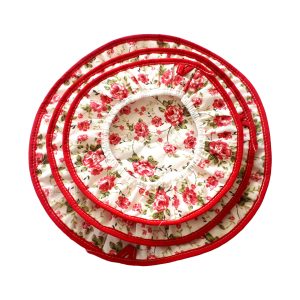 ست دمکنی 3 تکه طرح فلاور کد 59