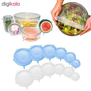 درپوش محافظ غذا مدل A11 بسته 6 عددی