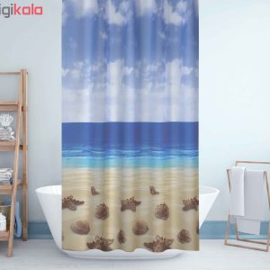 پرده حمام دلفین کد jack-10019 سایز 200×180 سانتی متر