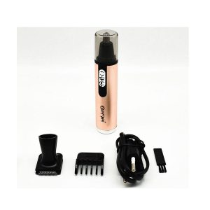 ماشین اصلاح موی صورت کیمی مدل KM-5017 به همراه موزن گوش و بینی جیمی مدل GM 3112، اصلاح به صورت تریمر و حجم زن، منبع انرژی با باتری قابل شارژ، تکنولوژی اصلاح به صورت برش مستقیم، مدت زمان شارژ 120 دقیقه و مدت زمان استفاده پس از شارژ 60 دقیقه