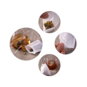 فیلتر چای مدل نخ دار کاغذی گلبرگ بسته 50 عددی