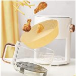 ورق نسوز شیرینی‌ پزی مدل کاغذ سرخکن هواپز طرح Air fryer مجموعه 50 عددی
