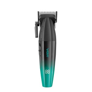 ماشین اصلاح موی سر و صورت وی جی آر مدل V-003، دارای صفحه نمایشگر، منبع انرژی باتری قابل شارژ، جنس تیغه سرامیک، مدت زمان شارژ 180 دقیقه و مدت زمان استفاده پس از شارژ 250 دقیقه