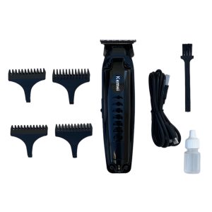 ماشین اصلاح موی صورت کیمی مدل KM-1578، اصلاح به صورت حجم زن، منبع انرژی باتری، تکنولوژی اصلاح به صورت برش مستقیم، مدت زمان شارژ 120 دقیقه و مدت زمان استفاده پس از شارژ 120 دقیقه، به همراه برس تمیزکننده، شانه، کابل USB و روغن، با قابلیت تنظیم سرعت