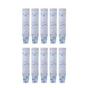 لیوان یکبار مصرف مدل کاغذی V 220 بسته 500 عددی