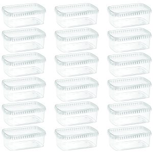 ظرف نگهدارنده طب پلاستیک مدل 1200C بسته 18 عددی