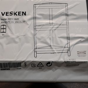 قفسه حمام ایکیا مدل vesken
