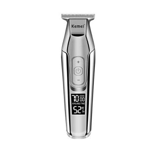 ماشین اصلاح موی سر و صورت تریمر کیمی مدل KM 5027، با قابلیت تنظیم سرعت، مقاوم در برابر آب، منبع انرژی باتری قابل شارژ، اندازه اصلاح 0.1 تا 3 میلی‌متر، جنس تیغه تیتانیوم پیشرفته، مدت زمان شارژ 120 دقیقه و مدت زمان استفاده پس از شارژ 270 دقیقه