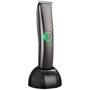 ماشین اصلاح موی سر و صورت جیمی مدل 6708، اصلاح به صورت تریمر، منبع انرژی با کابل USB، تکنولوژی اصلاح به صورت تریم، اندازه اصلاح 0.3 میلی‌متر، مدت زمان شارژ 480 دقیقه و مدت زمان استفاده پس از شارژ 50 دقیقه، به‌همراه استند و کابل USB، برس تمیزکننده، روغن