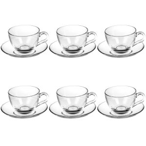 ست فنجان و نعلبکی پاشاباغچه مدل Bisik 97948 - بسته 6 عددی