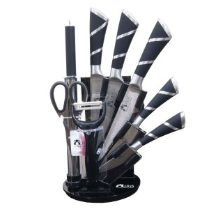 سرویس چاقو آشپزخانه 9 پارچه آیریس مدل 44