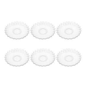 پیش دستی شیشه و بلور اصفهان مدل یاقوت کد 803 بسته 6 عددی