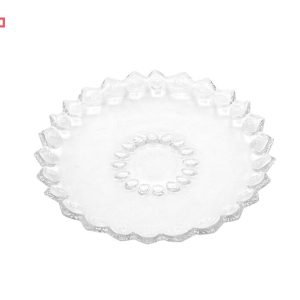 پیش دستی شیشه و بلور اصفهان مدل یاقوت کد 803 بسته 6 عددی