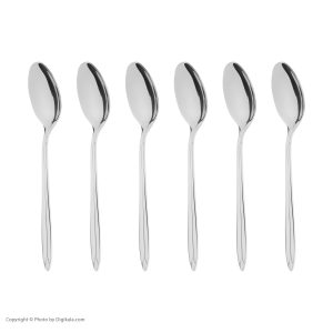 قاشق چای خوری ناب استیل مدل Palermo بسته 6 عددی
