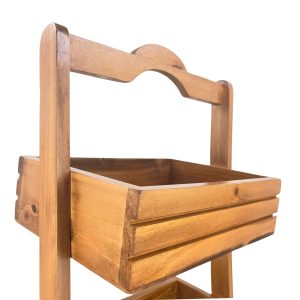 سبد سیب زمینی و پیاز مدل چوبی مستطیل کد JP03