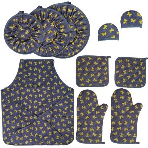 سرویس آشپزخانه 10 پارچه طرح پروانه