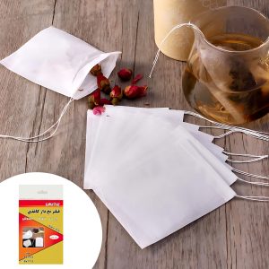 فیلتر چای مدل نخ دار کاغذی  پردیس بسته 50 عددی