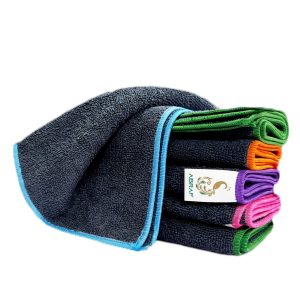 دستمال آشپزخانه ابراف مدل میکروفایبر ABT306 بسته 6 عددی