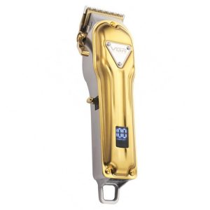 ماشین اصلاح موی سر و صورت تریمر وی جی آر مدل VGR V-140، با قابلیت تنظیم تیغه، دارای نمایشگر میزان باتری، منبع انرژی برق، اندازه اصلاح 1.5 تا 6 میلی‌متر، جنس تیغه استیل پیشرفته، مدت زمان شارژ 180 دقیقه و مدت زمان استفاده پس از شارژ 300 دقیقه