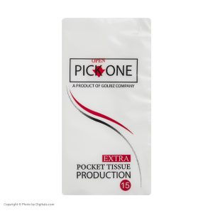 دستمال کاغذی جیبی 15 برگ گلریز مدل Pick One بسته 12 عددی