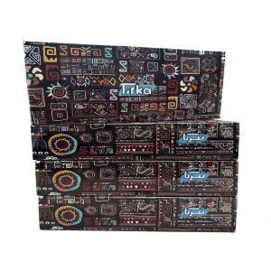 دستمال کاغذی 100 برگ 2 لایه تیرکا مدل گلیم بسته 4 تایی