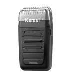 ماشین اصلاح موی سر و صورت کیمی مدل KM-1102، اصلاح به صورت خط‌زن، استفاده به صورت خشک و مرطوب، منبع انرژی باتری، تکنولوژی اصلاح به صورت برش مستقیم، مدت زمان شارژ 480 دقیقه و مدت زمان استفاده پس از شارژ 45 دقیقه، به همراه برس تمیزکننده، دارای نشانگر LED