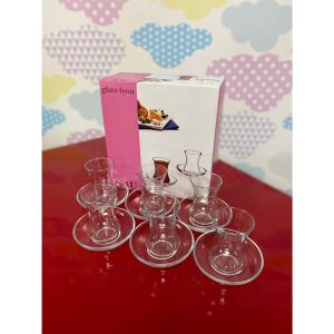 ست فنجان و نعلبکی 12 پارچه پاشاباغچه مدل HARRAN G4U کد 96930
