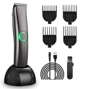 ماشین اصلاح موی سر و صورت جیمی مدل 6708، اصلاح به صورت تریمر، منبع انرژی با کابل USB، تکنولوژی اصلاح به صورت تریم، اندازه اصلاح 0.3 میلی‌متر، مدت زمان شارژ 480 دقیقه و مدت زمان استفاده پس از شارژ 50 دقیقه، به‌همراه استند و کابل USB، برس تمیزکننده، روغن