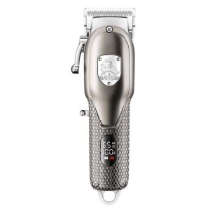 ماشین اصلاح موی سر و صورت تریمر وی جی آر مدل V-276، با طراحی ارگونومیک، دارای نمایشگر LED، منبع انرژی باتری قابل شارژ، اندازه اصلاح 0.8 تا 12 میلی‌متر، جنس تیغه استیل ضد زنگ، مدت زمان شارژ 180 دقیقه و مدت زمان استفاده پس از شارژ 250 دقیقه