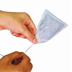 فیلتر چای و دمنوش مان دی مدل نخ دار بسته 50 عددی