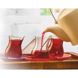 ست فنجان و نعلبکی 12 پارچه پاشاباغچه مدل  KOZAN کد 96300