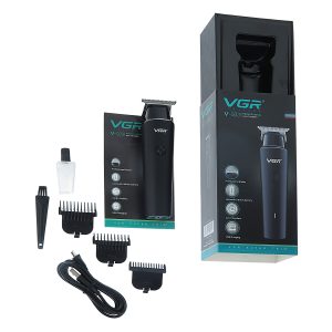 ماشین اصلاح موی سر و صورت تریمر وی جی آر مدل professional V00933، منبع انرژی برق و باتری، اندازه اصلاح 1.5 تا 4.5 میلی‌متر، جنس تیغه استیل ضد زنگ، مدت زمان شارژ 180 دقیقه و مدت زمان استفاده پس از شارژ 300 دقیقه