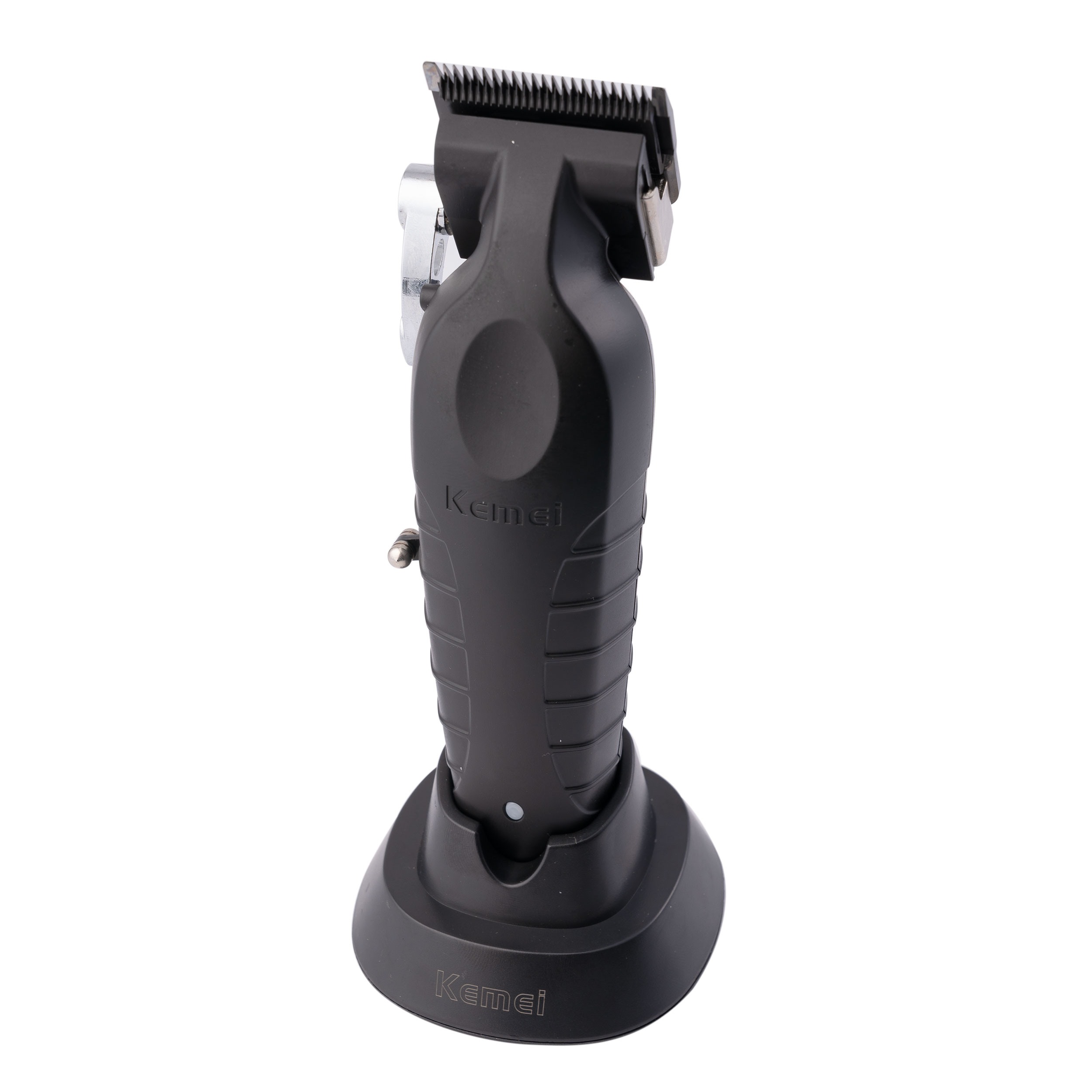 ماشین اصلاح موی سر و صورت تریمر کیمی مدل KM-2296، با طراحی ارگونومیک، دارای چراغ نشانگر شارژ، منبع انرژی باتری قابل شارژ، اندازه اصلاح 0.2 تا 2 میلی‌متر، جنس تیغه کربن استیل، مدت زمان شارژ 210 دقیقه و مدت زمان استفاده پس از شارژ 350 دقیقه