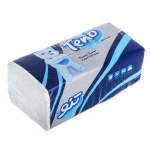 دستمال کاغذی 250 برگ تنو مدل خرسی اقتصادی بسته 8 عددی