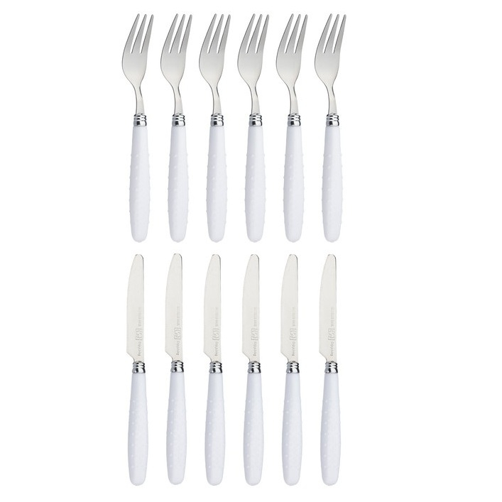 ست کارد و چنگال میوه خوری 12 پارچه مونیکا مدل stainless steel