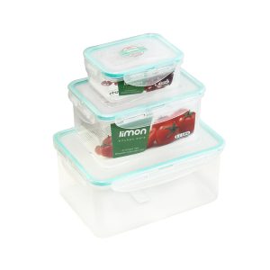 ظرف نگهدارنده لیمون مدل MD1143 مجموعه 3 عددی