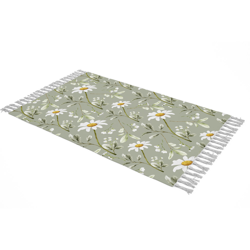 شال مبل مدل بابونه کد f2sh1059 سایز 100x180 سانتی متر شال مبل مدل بابونه کد f2sh1059 سایز 100x180 سانتی متر