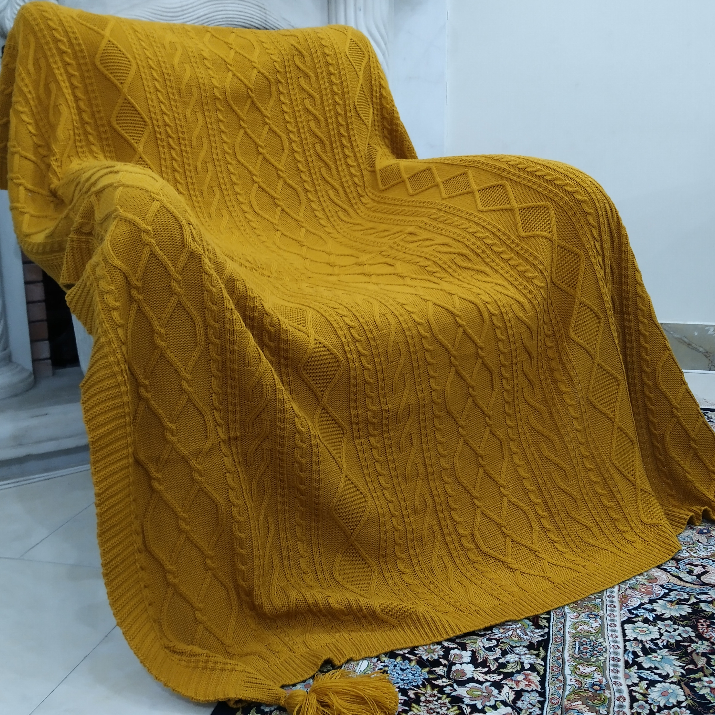 شال مبل مدل دیانا سایز 170×140 سانتیمتر شال مبل مدل دیانا سایز 170×140 سانتیمتر