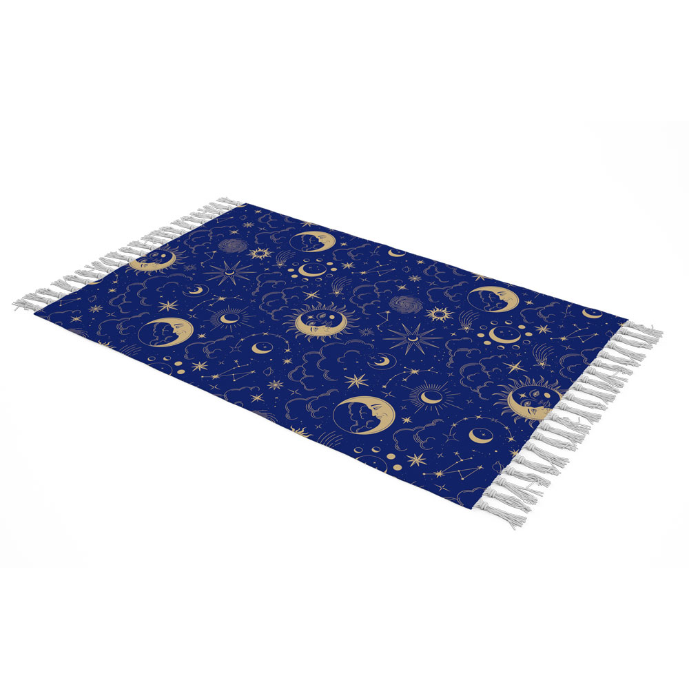شال مبل مدل شب و ستاره هایش کد Q2SH1038 سایز 98x180 سانتی متر شال مبل مدل شب و ستاره هایش کد Q2SH1038 سایز 98x180 سانتی متر