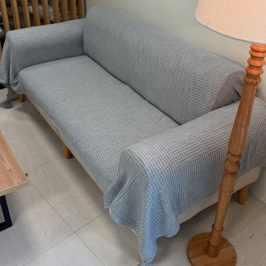 شال مبل و تخت مدل بیسکویتی سایز 150×300 سانتی متر شال مبل و تخت مدل بیسکویتی سایز 150×300 سانتی متر