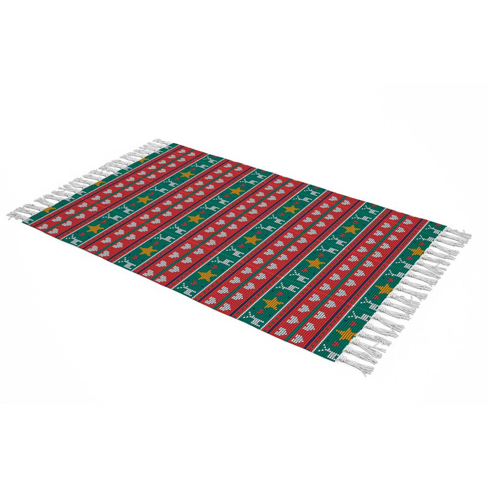 شال مبل مدل جشن کریسمس کد Q1SH1061 سایز 98x180 سانتی متر شال مبل مدل جشن کریسمس کد Q1SH1061 سایز 98x180 سانتی متر