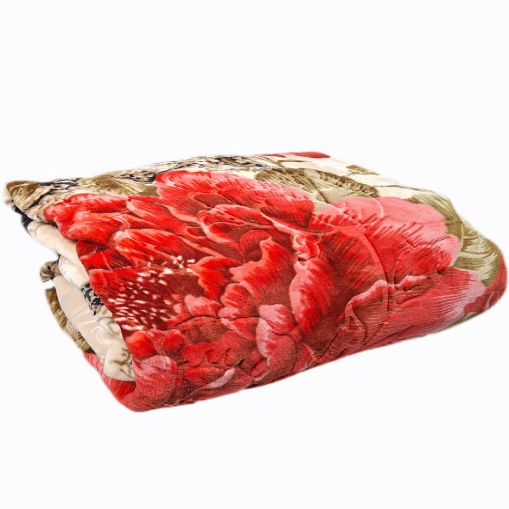 پتو 2 نفره شادیلون مدل گل برجسته طرح طبیعت سایز 230x200 سانتیمتر پتو 2 نفره شادیلون مدل گل برجسته طرح طبیعت سایز 230x200 سانتیمتر